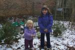Grandkids in snow